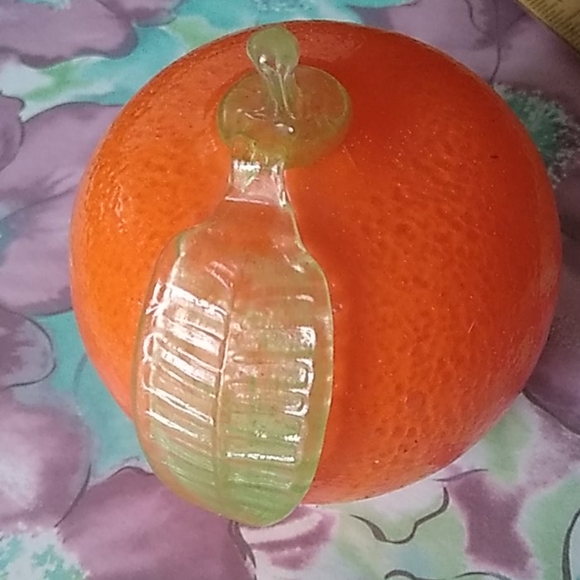 Blown Glass Orange - Picture 2 of 2